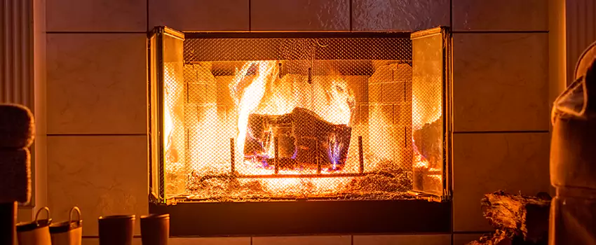 Mendota Hearth Landscape Fireplace Installation in Tanque Verde, Arizona